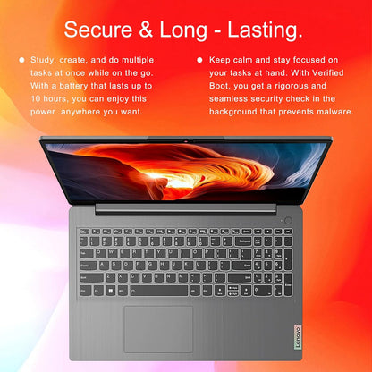 Lenovo Laptop 15.6" Ultra High-Definition – Celeron N4500 8GB 256GB Cloud Grey