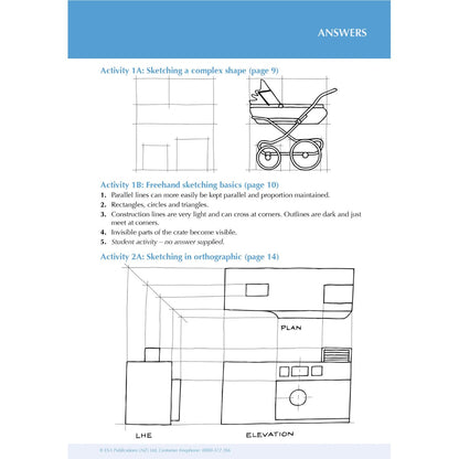 Level 1 Design and Visual Communication ESA Study Guide for NCEA students covering Achievement Standards 1.30 to 1.36 with revision exercises and theory content.