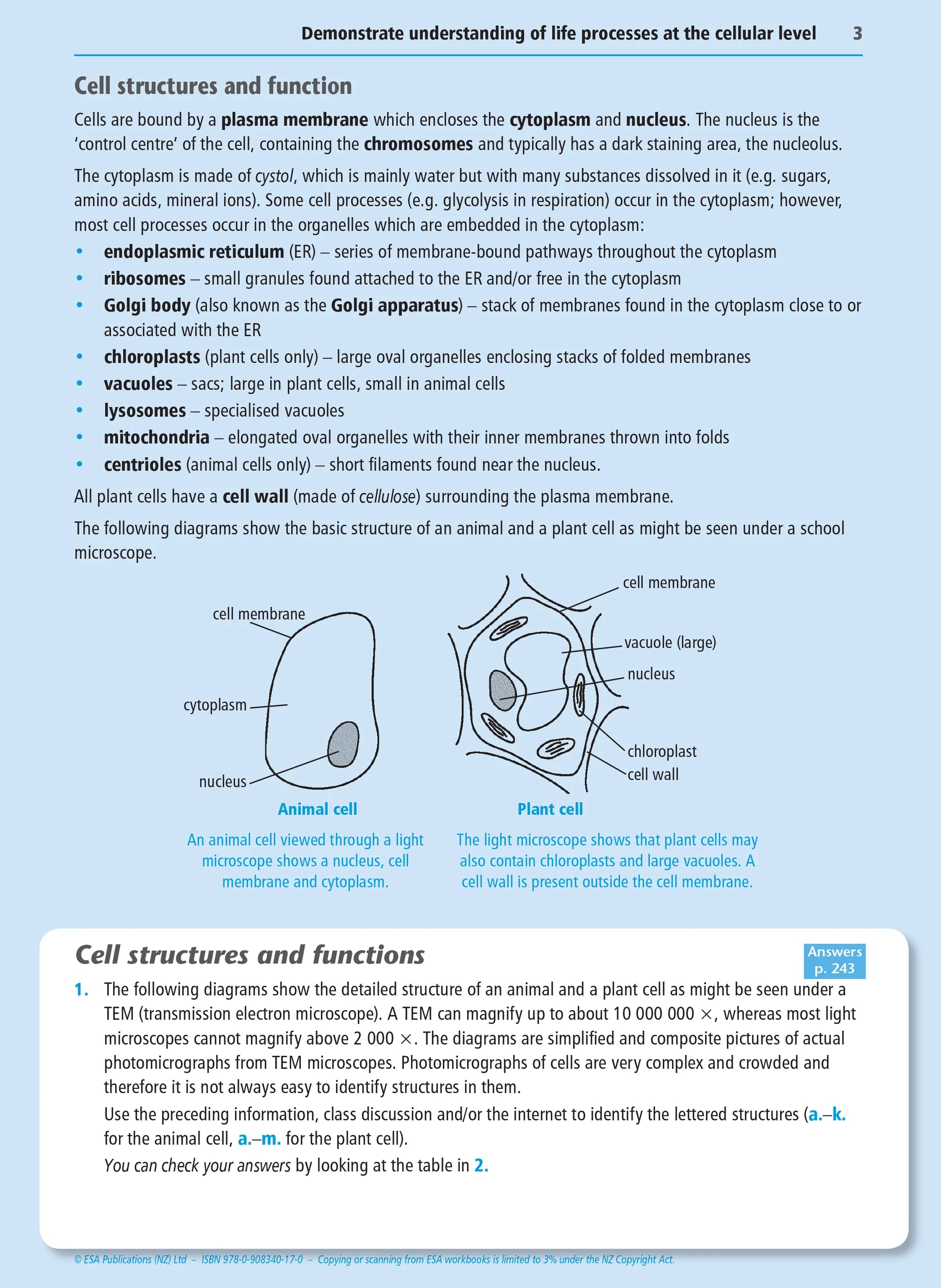 Level 2 Biology Externals Learning Workbook