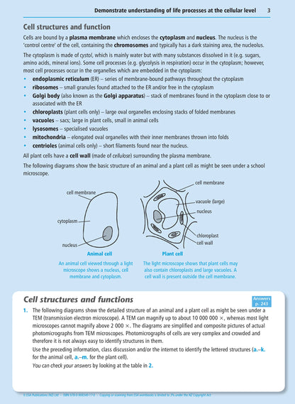 Level 2 Biology Externals Learning Workbook