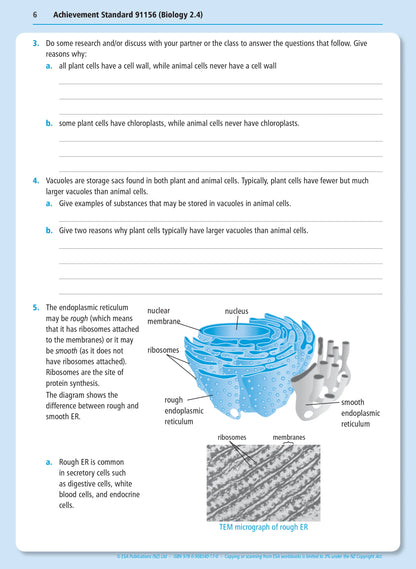 Level 2 Biology Externals Learning Workbook