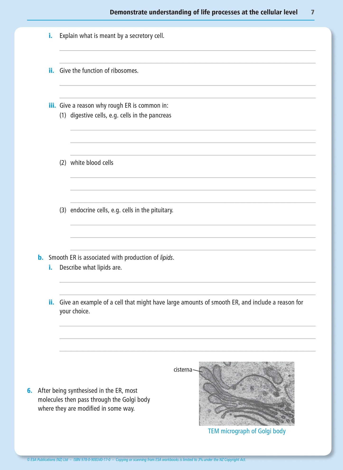 Level 2 Biology Externals Learning Workbook