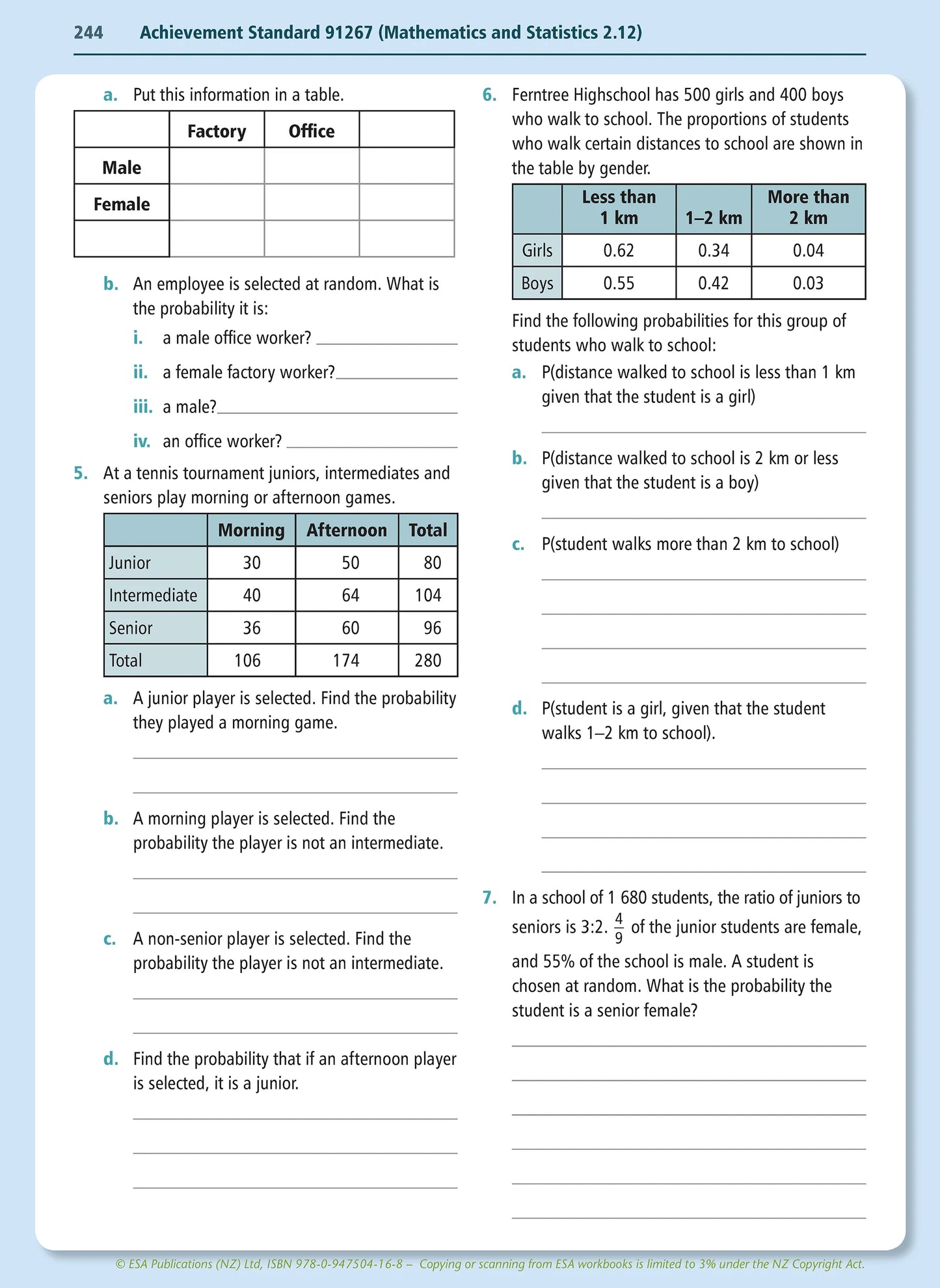 Level 2 Mathematics and Statistics Learning Workbook