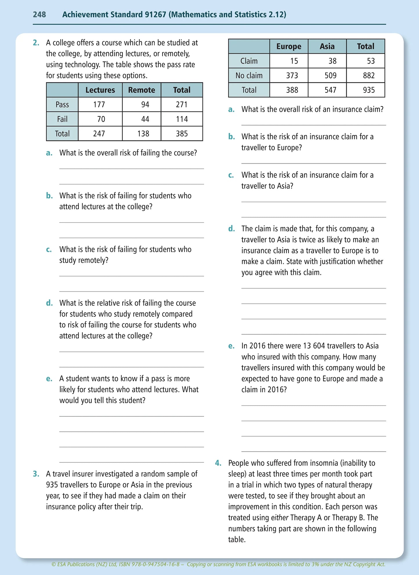 Level 2 Mathematics and Statistics Learning Workbook