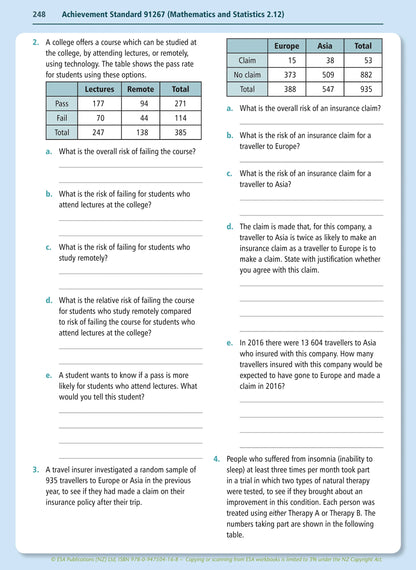 Level 2 Mathematics and Statistics Learning Workbook