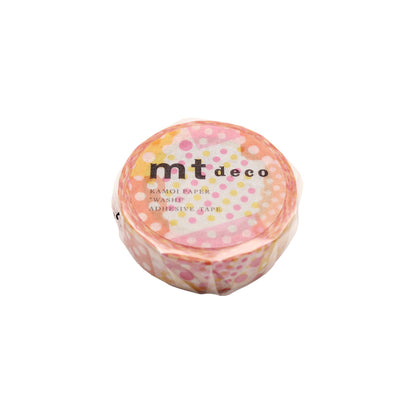 MT Washi Tape 15mm x 7m Negapori Dot Pink