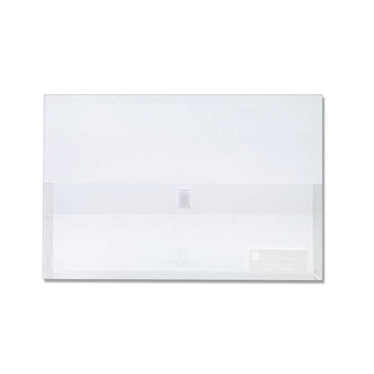 Marbig Document Wallet Foolscap Clear