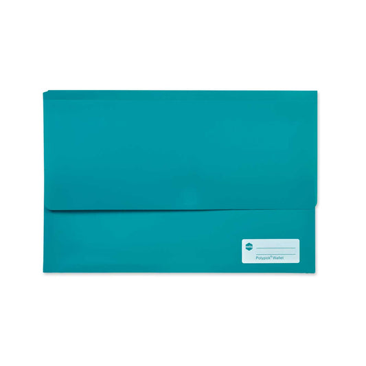 Marbig Document Wallet Foolscap Teal