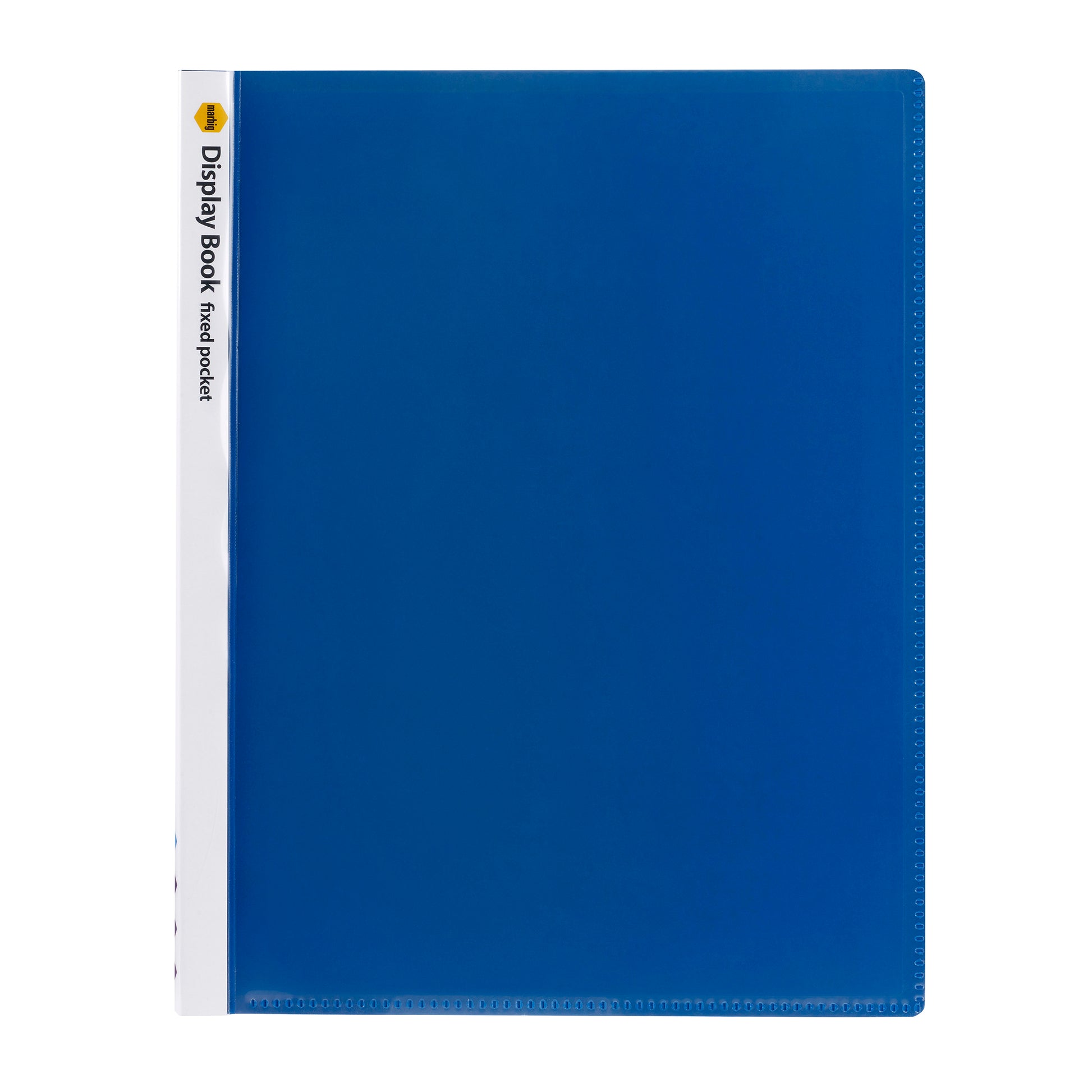 Marbig Display Book A4 with Insert Cover 40 Pocket Blue