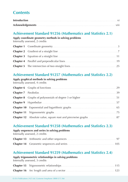 ESA Study Guide Level 2 Mathematics & Statistics