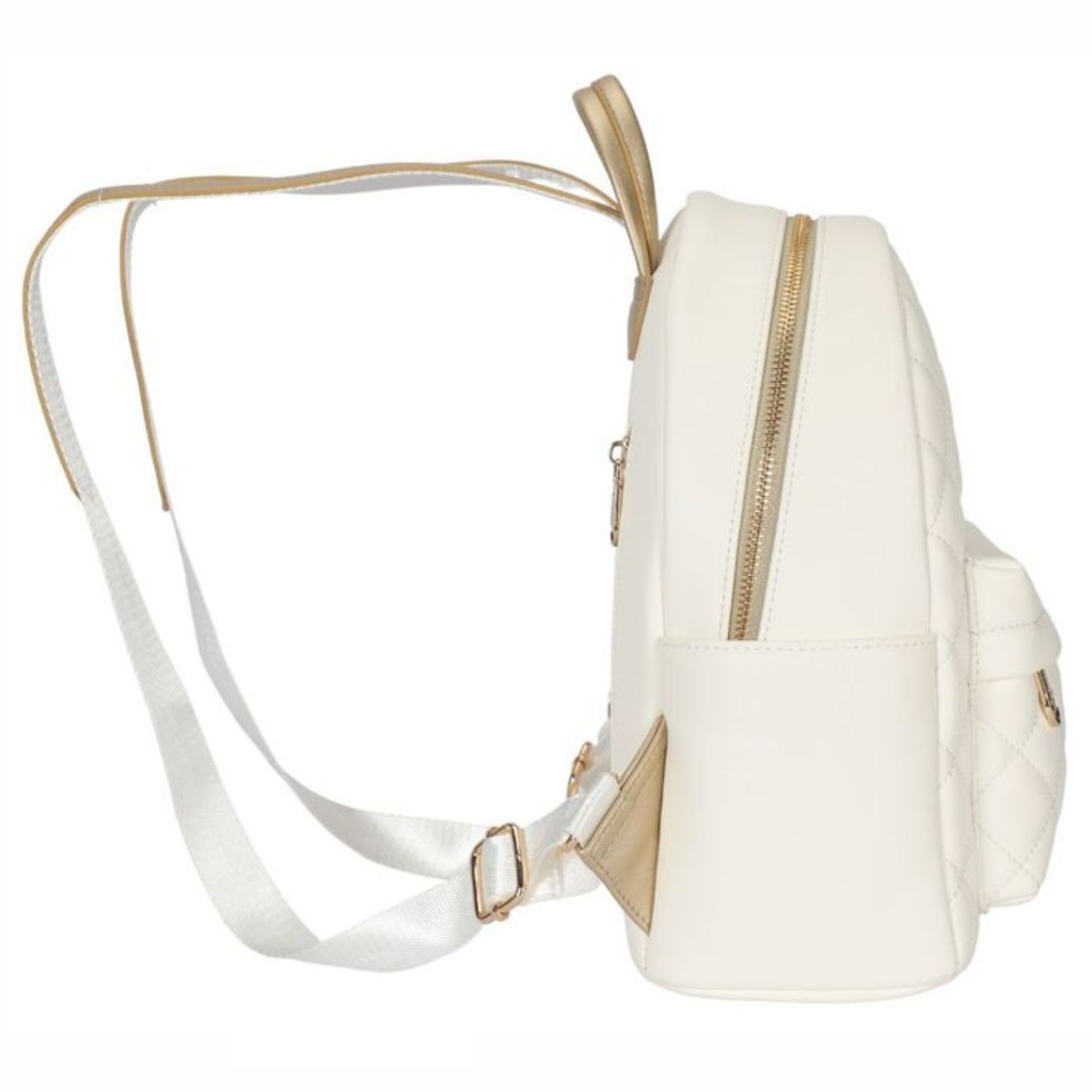 Micky Deluxe Mini Backpack Officially Licensed White Quilted