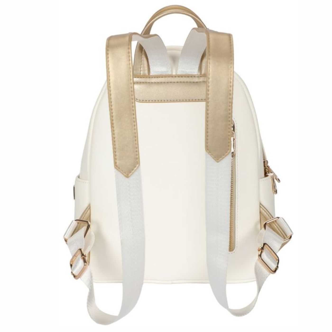 Micky Deluxe Mini Backpack Officially Licensed White Quilted