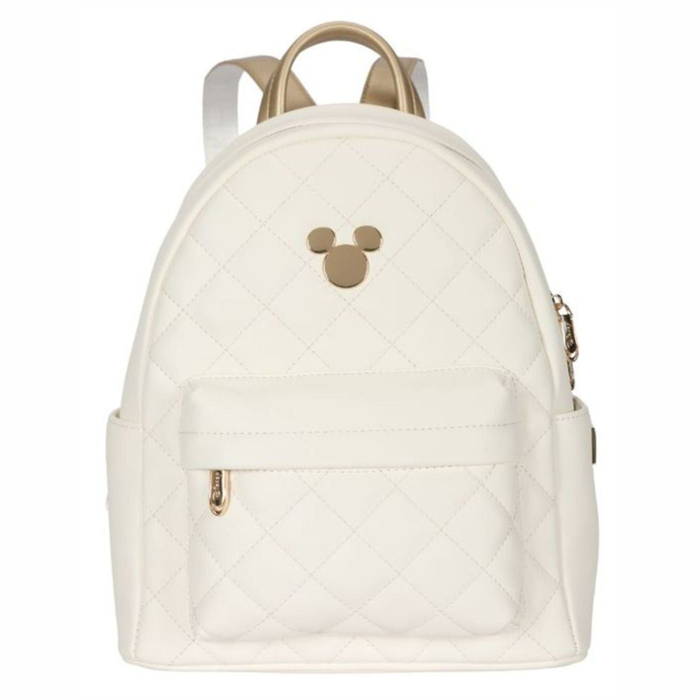 Micky Deluxe Mini Backpack Officially Licensed White Quilted