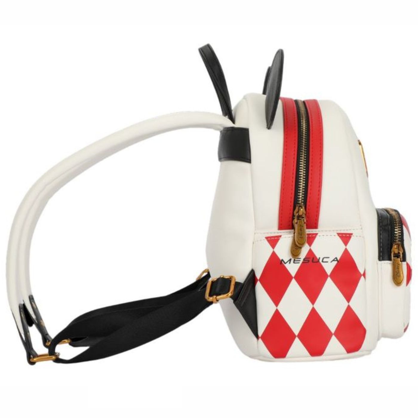 Micky Deluxe Mini Backpack Officially Licensed White/Red