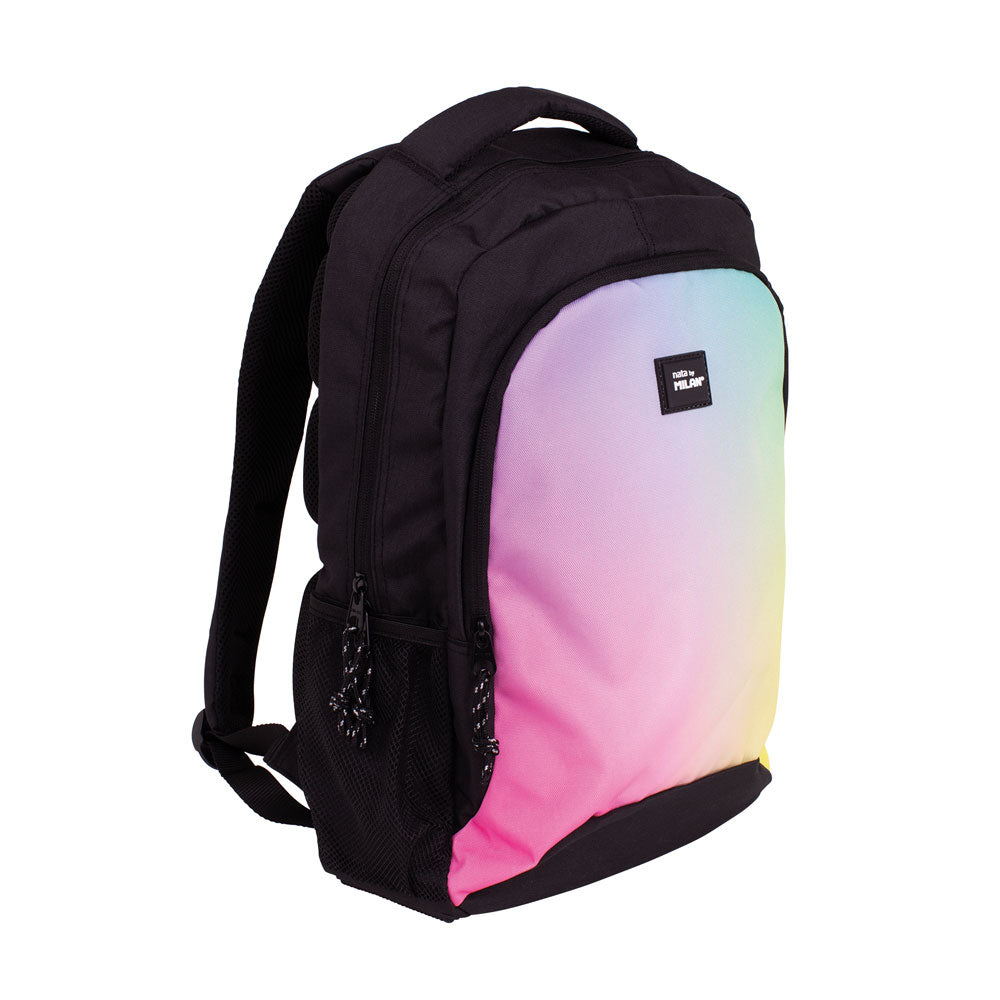 Milan Backpack 2 Zip 21L Sunset Series Black – School Depot NZ