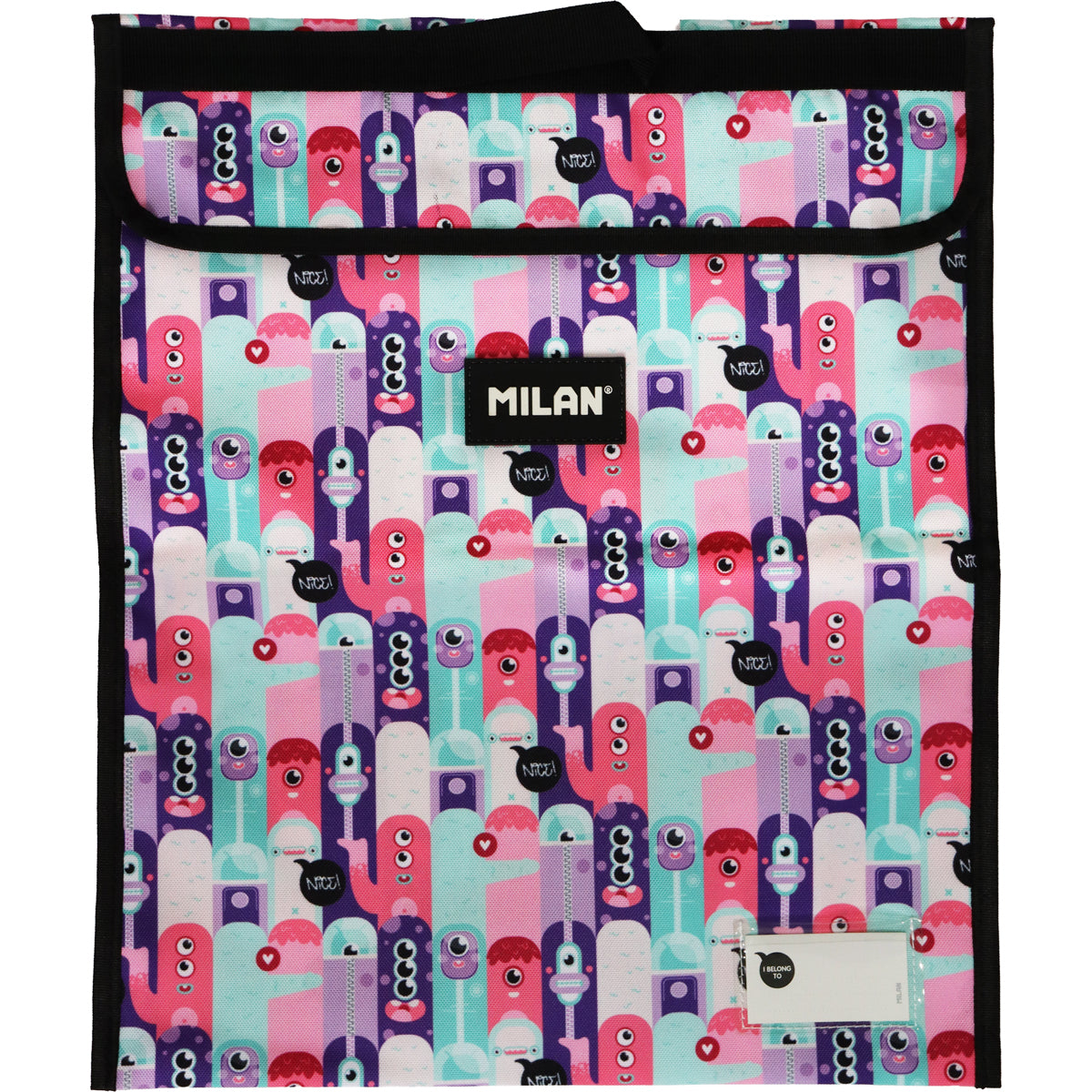 Milan Homework Bag Extra Large 370 x 450mm Aliens