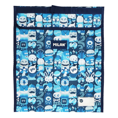 Milan Homework Bag Extra Large 370 x 450mm School Days Blue