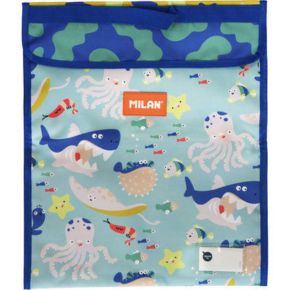 Milan Homework Bag Extra Large 370 x 450mm Sealife