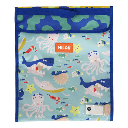 Milan Homework Bag Extra Large 370 x 450mm Sealife