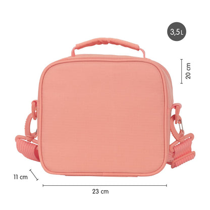 Milan Isothermal Food Bag (3.5 L) with 3 Lunch Boxes 430 Since 1918 Collection - Pink