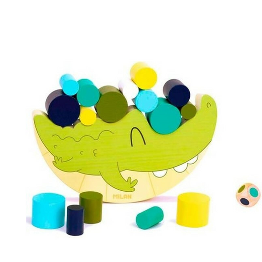 Milan Wooden Educational Toy Coco Balance Crocodile