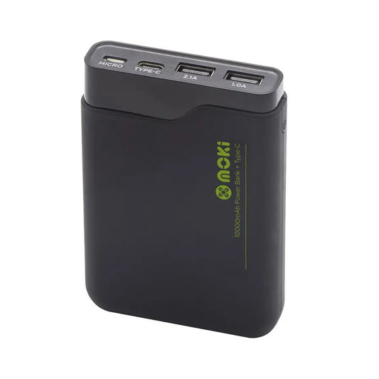Moki Power Bank Plus 10000mAh USB + Type-C Fast Charge