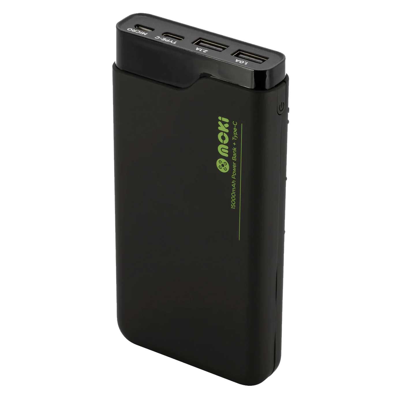 Moki Power Bank Plus 15000mAh USB + Type-C Fast Charge – School Depot NZ