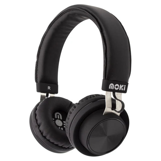 Moki EXO PRIME Bluetooth with Inbuilt Control Headphones Black