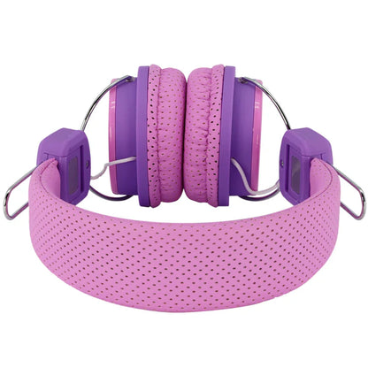 Moki Headphones Kids Safe Volume Limited Pink & Purple