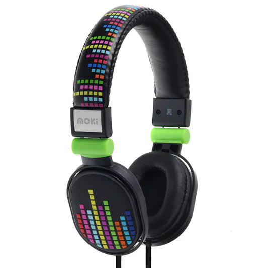 Moki Headphones Popper Levels Black