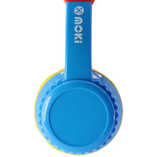 Moki Kids Bluetooth Headphones Volume Limited Blue/Yellow