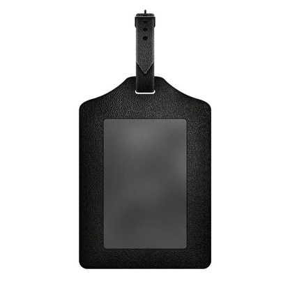 Moki Luggage Tag Leather Black