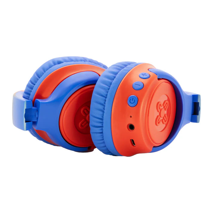 Moki Mixi Kids Wireless Headphones Volume Limited 89dB Blue/Red