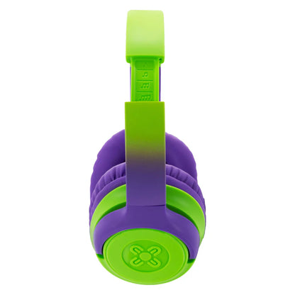 Moki Mixi Kids Wireless Headphones Volume Limited 89dB Green/Purple