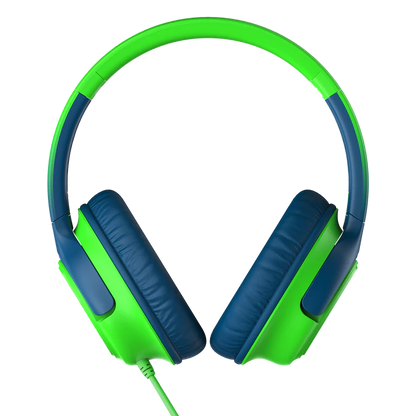 Moki Mixi Type-C Connect Wired Volume Limited Headphones Green-Blue