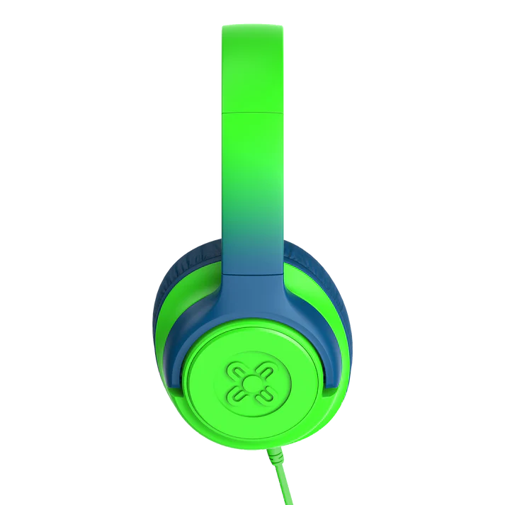 Moki Mixi Type-C Connect Wired Volume Limited Headphones Green-Blue