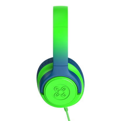 Moki Mixi Type-C Connect Wired Volume Limited Headphones Green-Blue