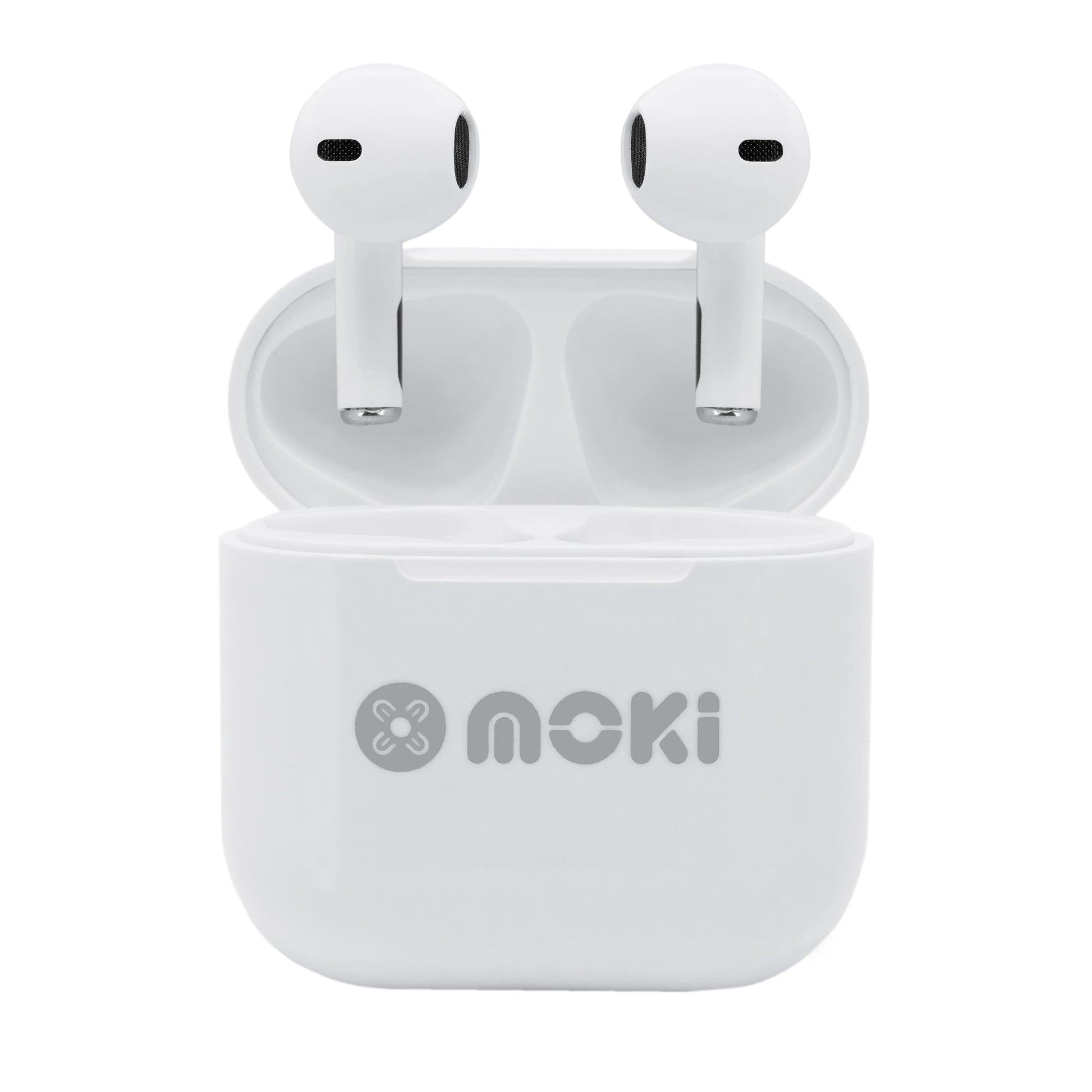 MokiPods Mini Kids Earphones Bluetooth TWS Volume Limited White