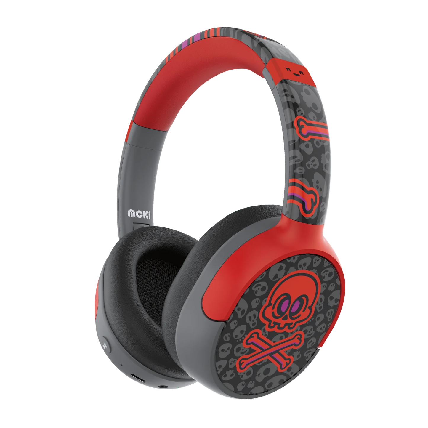 Moki Super Pop Wireless Headphones Skulls