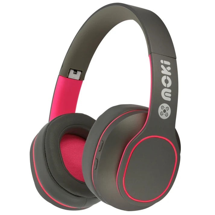 Moki Navigator ANC Active Noise Cancellation Volume Limited Wireless Headphones