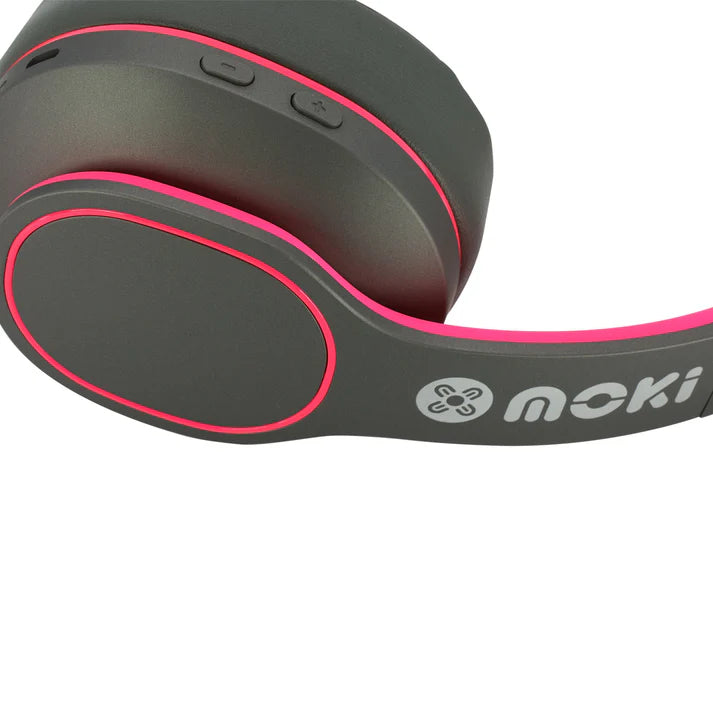 Moki Navigator ANC Active Noise Cancellation Volume Limited Wireless Headphones
