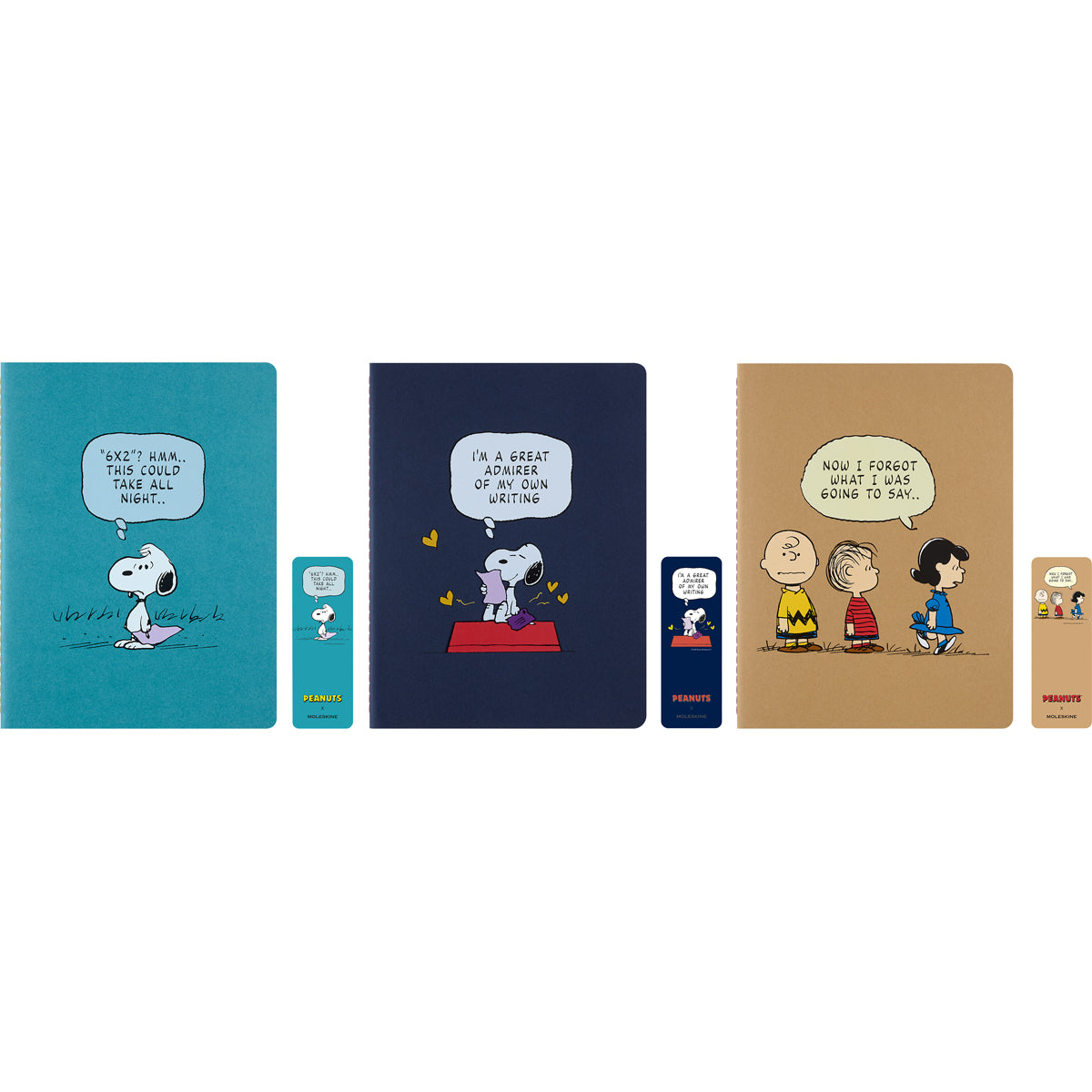 Moleskine LE Cahier Journals Peanuts XL Ruled – Pk 3