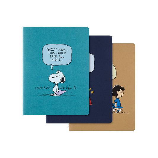 Moleskine LE Cahier Journals Peanuts XL Ruled – Pk 3