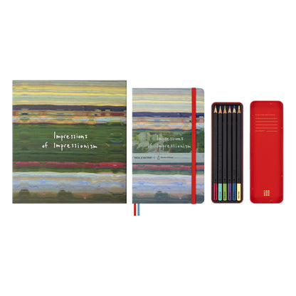 Moleskine LE Impressionism Large Drawing and Pencils Gift Set – Artistic Stationery for Creatives