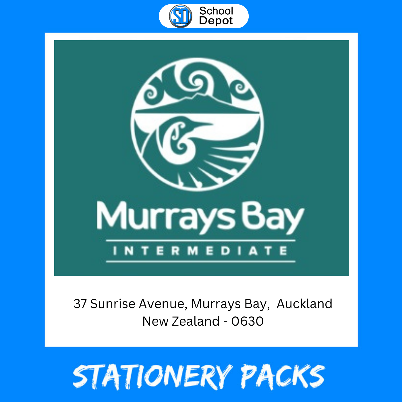 Murrays Bay Intermediate Stationery Pack 2025