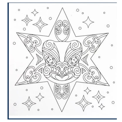 NZ Matariki Colouring Book 32 page educational activity book