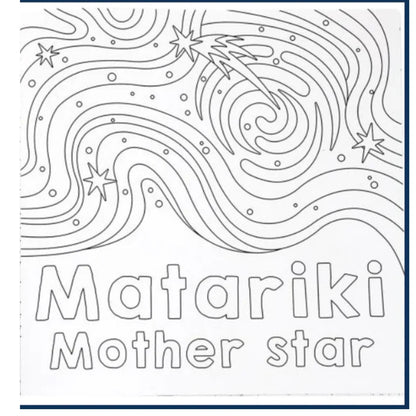 NZ Matariki Colouring Book 32 page educational activity book