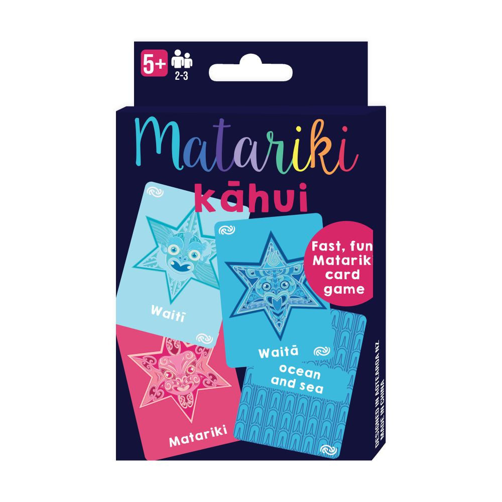 NZ Matariki Kahui Card Game Box Set with 36 educational cards