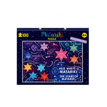 NZ Matariki Puzzle Iridescent Foil 100 piece jigsaw puzzle