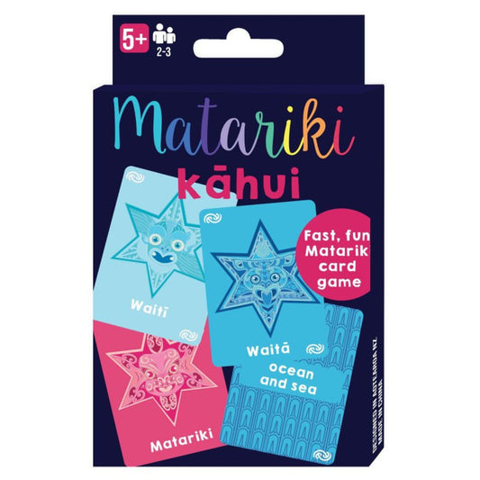 NZ Matariki Kahui Card Game Box Set with 36 educational cards